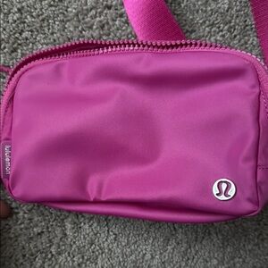 Lululemon Athletica Pink Crossbody Bag Compact and Stylish
